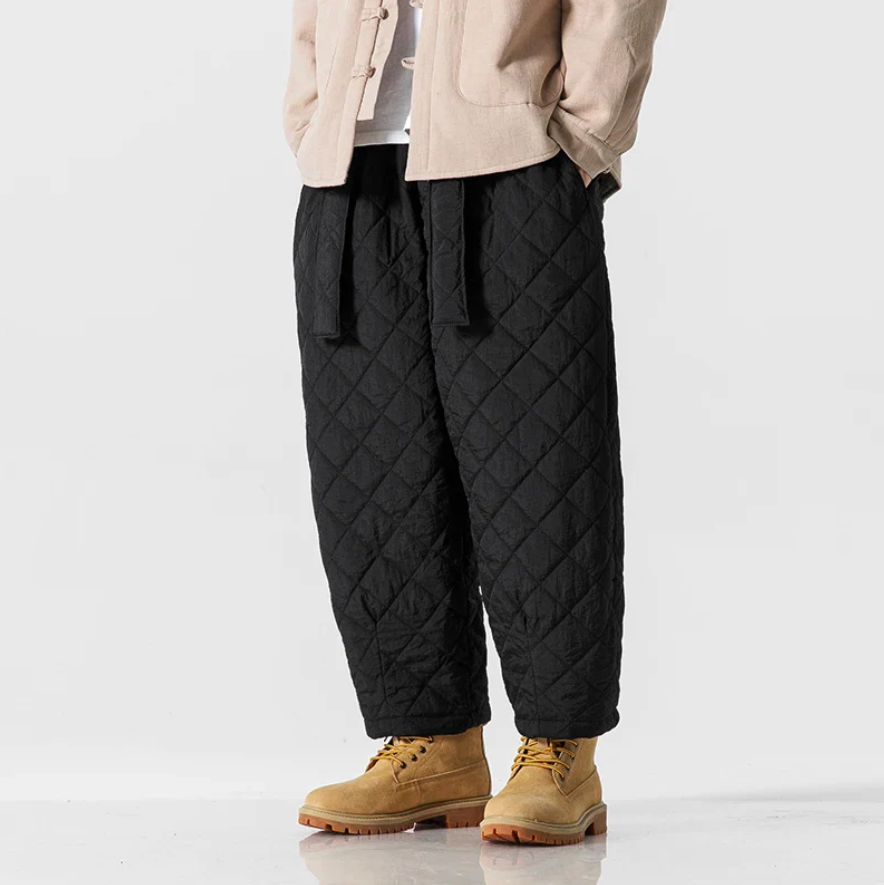 Wilmer | Stijlvolle gewatteerde oversized broek