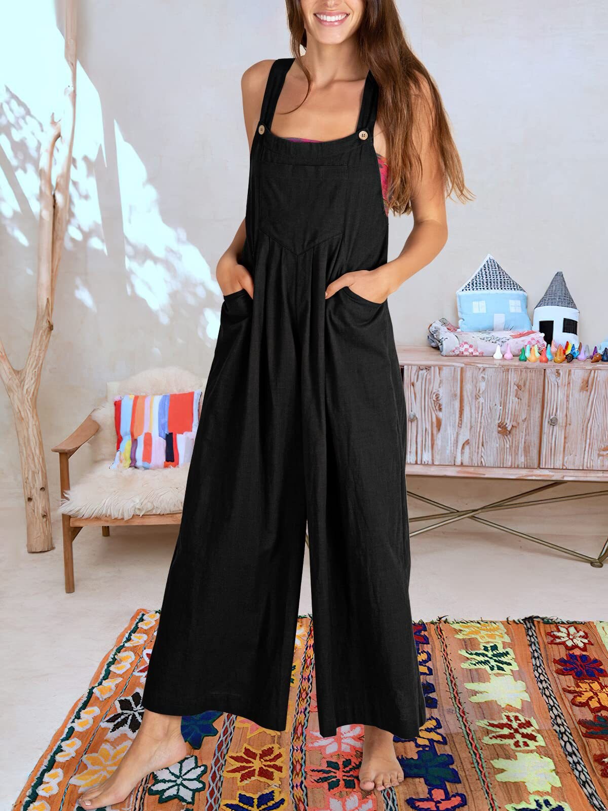Betro - Mouwloze jumpsuit voor dames
