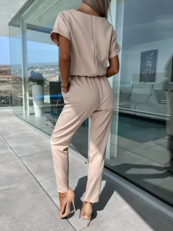 Short Sleeve Jumpsuit