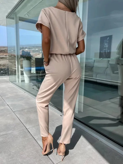 Short Sleeve Jumpsuit