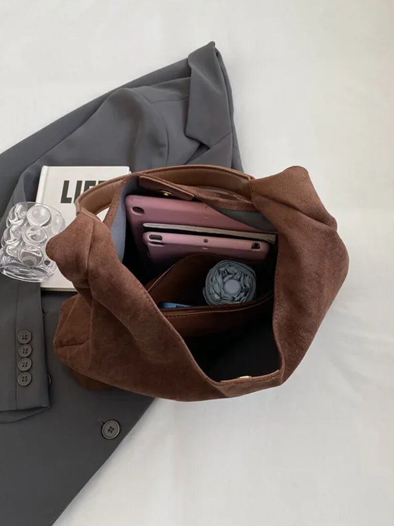 Suedique | Eenvoudige elegante suède tas