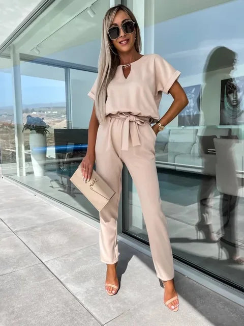 Short Sleeve Jumpsuit
