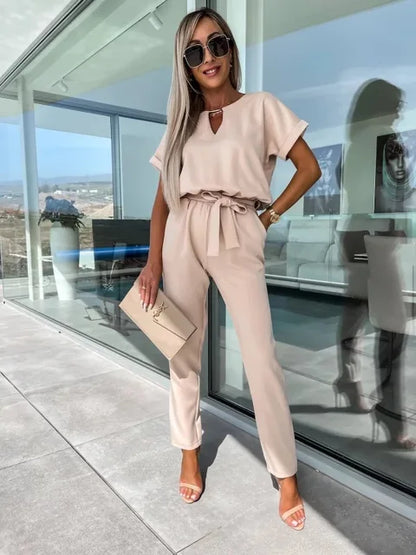 Short Sleeve Jumpsuit