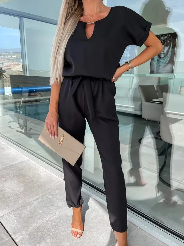 Short Sleeve Jumpsuit