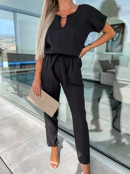 Short Sleeve Jumpsuit