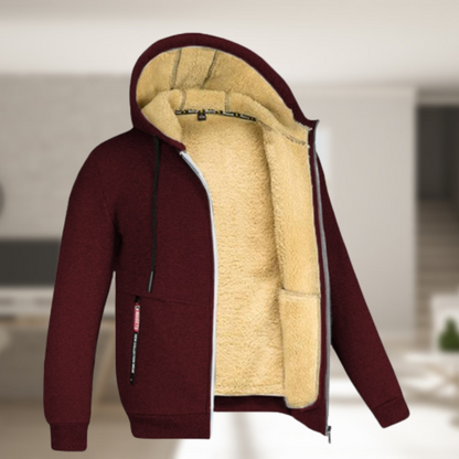 Oscar | Casual jack met capuchon en fleece