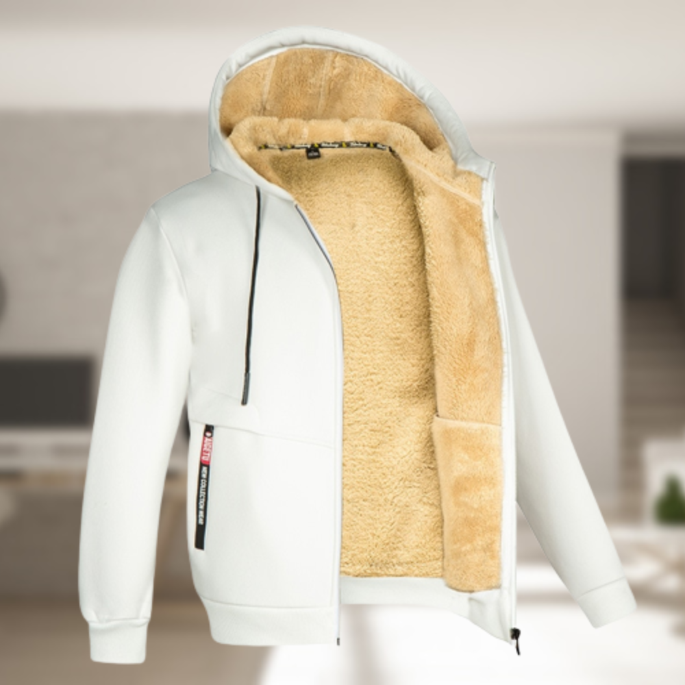 Oscar | Casual jack met capuchon en fleece