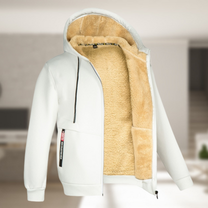 Oscar | Casual jack met capuchon en fleece