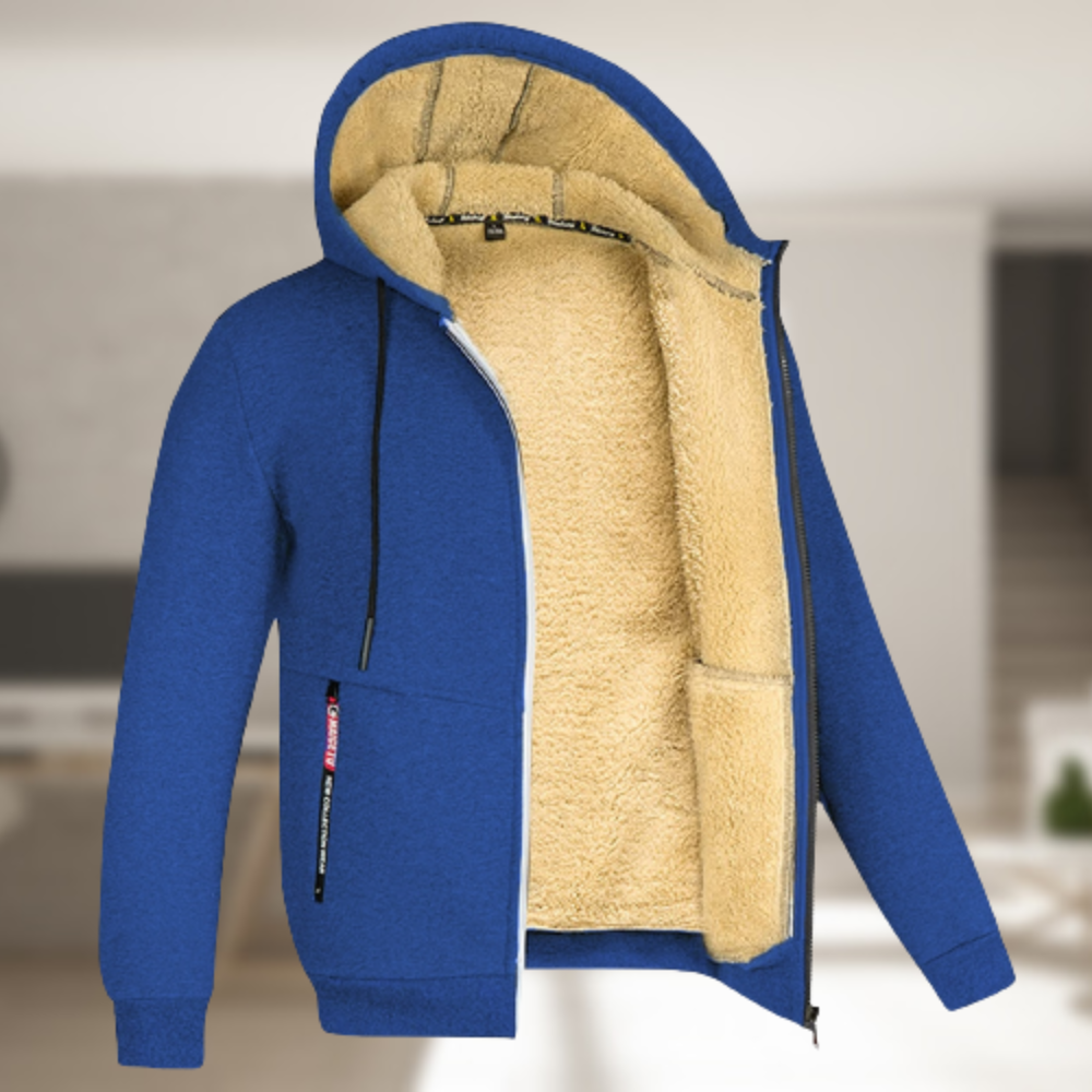 Oscar | Casual jack met capuchon en fleece