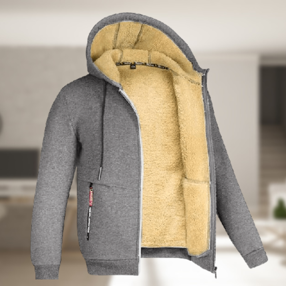 Oscar | Casual jack met capuchon en fleece