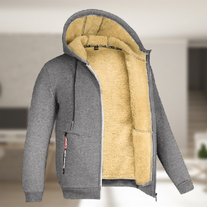Oscar | Casual jack met capuchon en fleece
