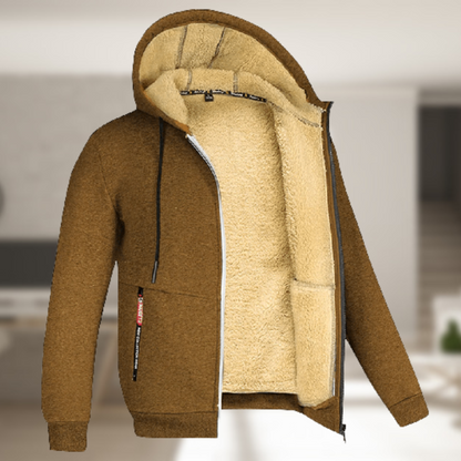 Oscar | Casual jack met capuchon en fleece