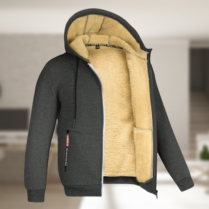 Oscar | Casual jack met capuchon en fleece