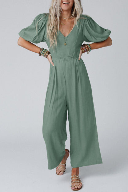 Eliana | Jumpsuit met holle rug en striksluiting