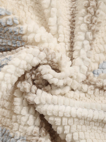 Ives | Vintage geruit fleecejack met capuchon