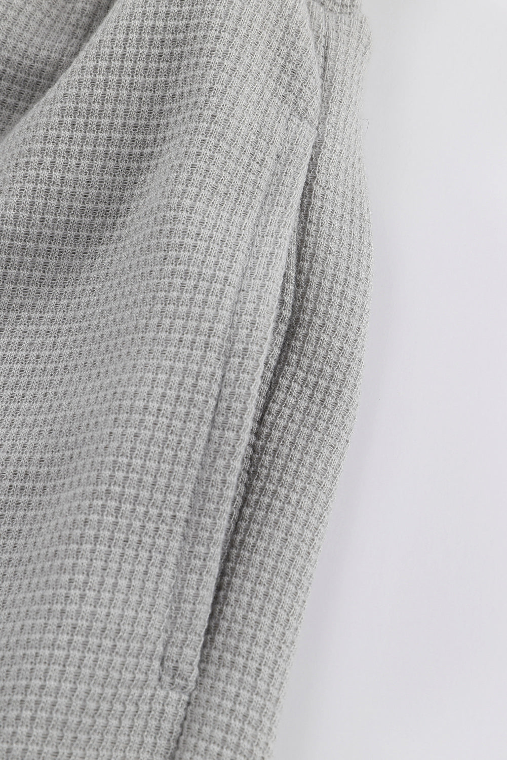 Evanka | Wafel Textuur Cargo Zak Jogger Broek