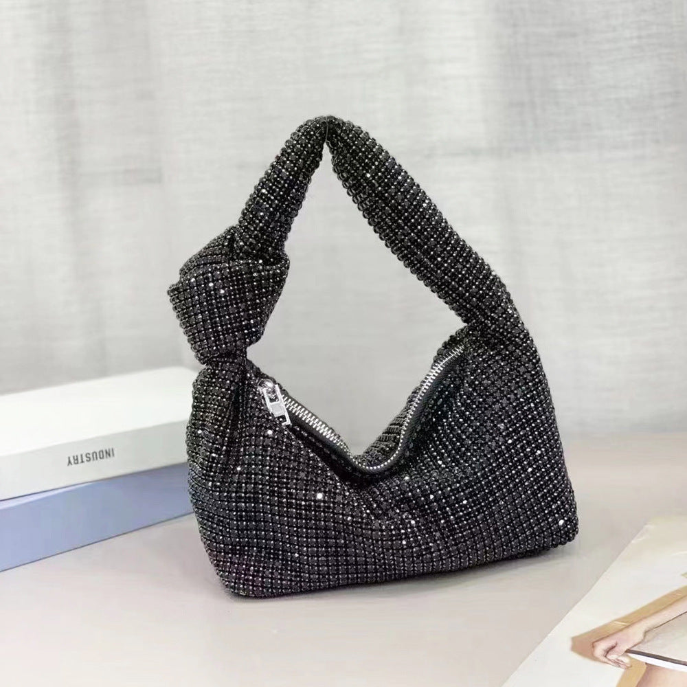 DazzleBag | Diamanten geknoopte tas