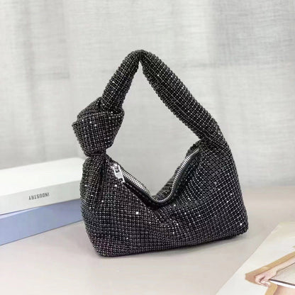 DazzleBag | Diamanten geknoopte tas