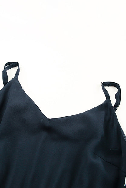 Patty - Jumpsuit met spaghettiband en wijde pijpen