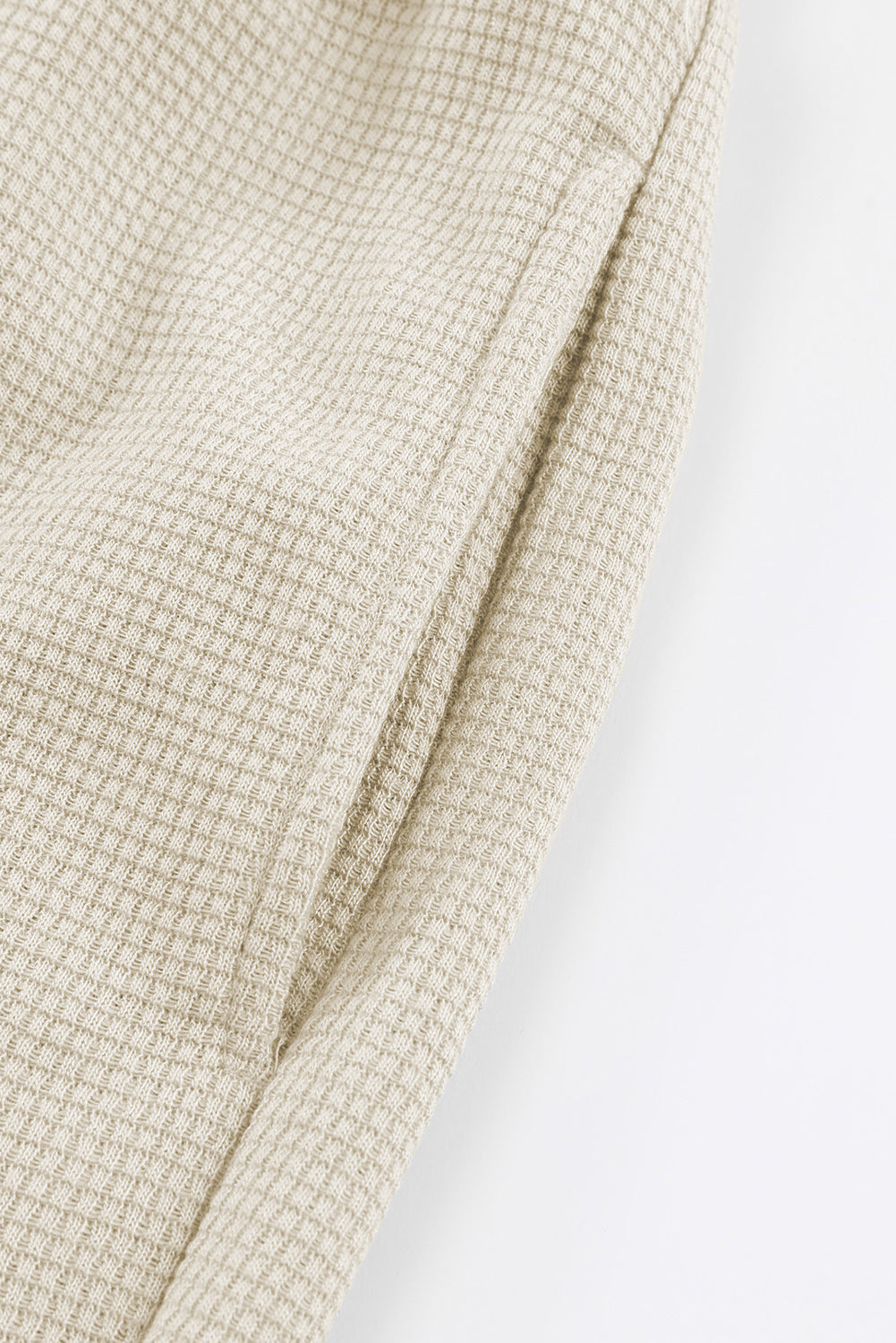 Evanka | Wafel Textuur Cargo Zak Jogger Broek