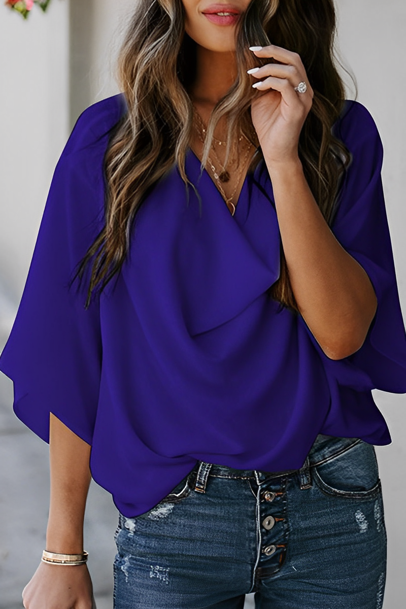 Jolina - Casual zomer chiffon blouse