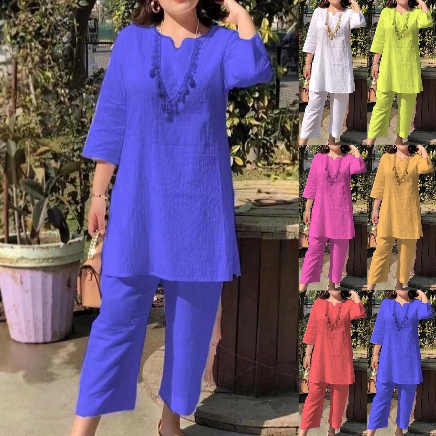 Adelina - Oversized zomerbroek