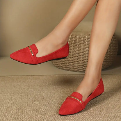 Veelzijdige ballerina's met een spitse neus om in te glijden