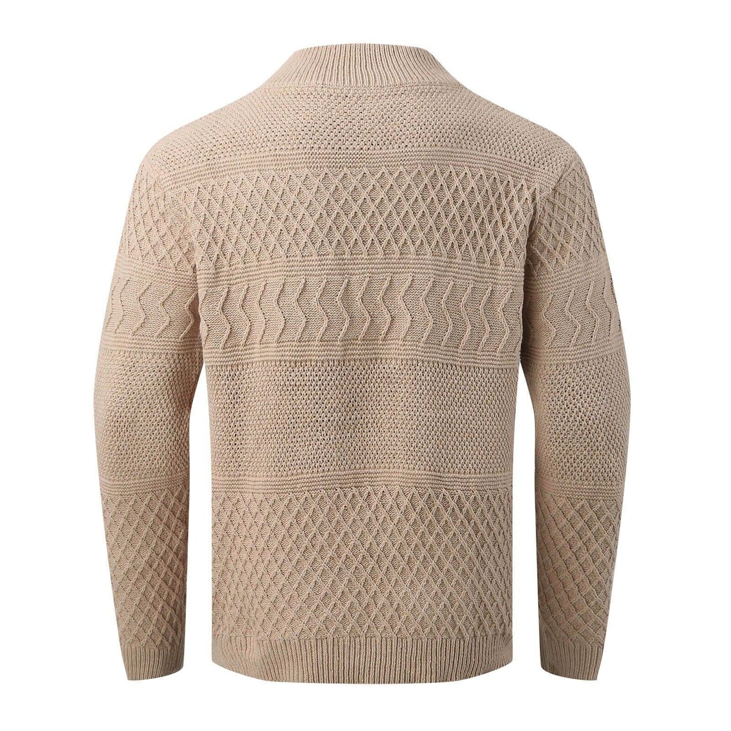 Alfonso | Trendy gebreid vest met knoopsluiting