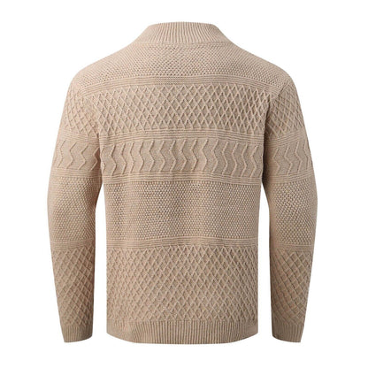 Alfonso | Trendy gebreid vest met knoopsluiting