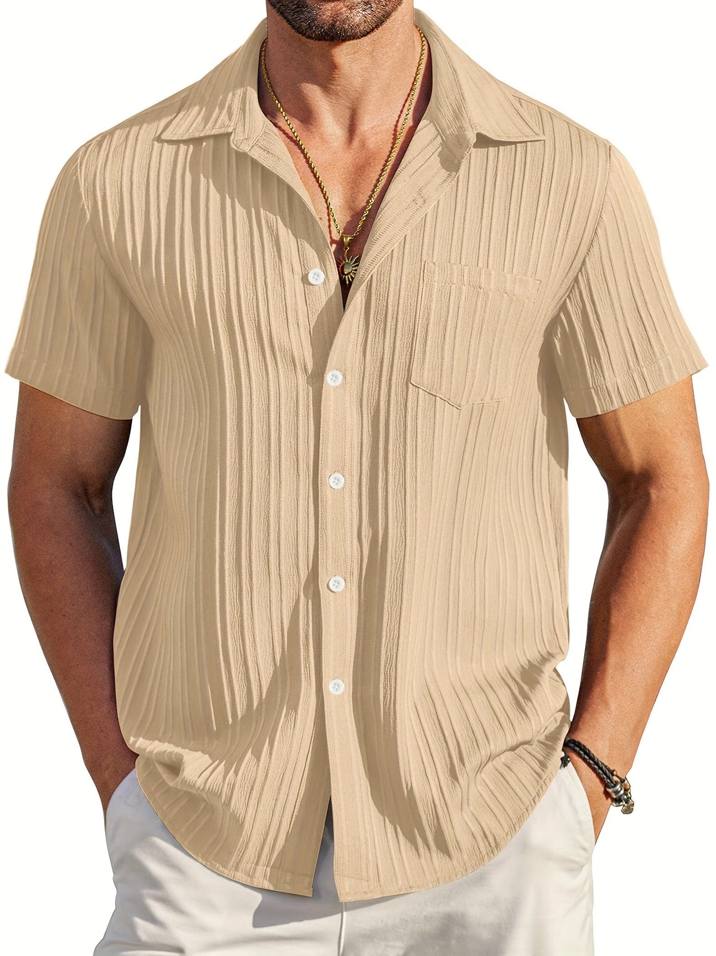 Paul - Casual overhemd met button-down sluiting