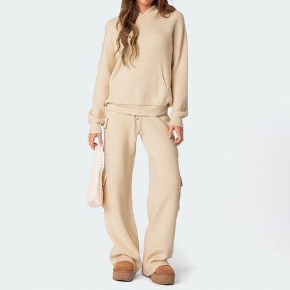 Corina | Stijlvolle trui met capuchon tweedelige set