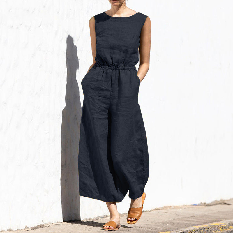 Ava - Mouwloos Casual Jumpsuit