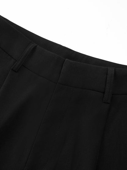 Jendayi | Basic baggy broek met wijde pijpen