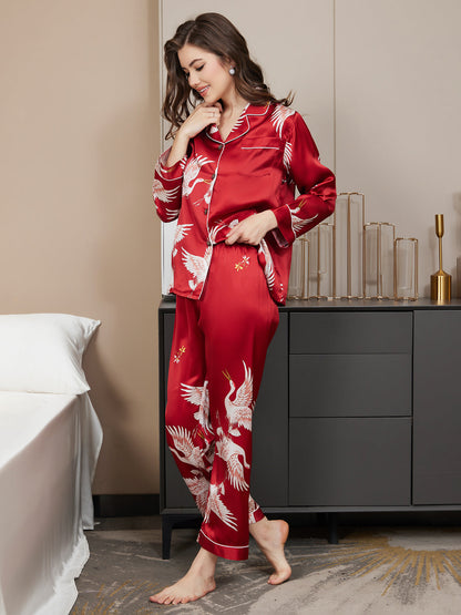 Mariska | Elegante zijden pyjamaset