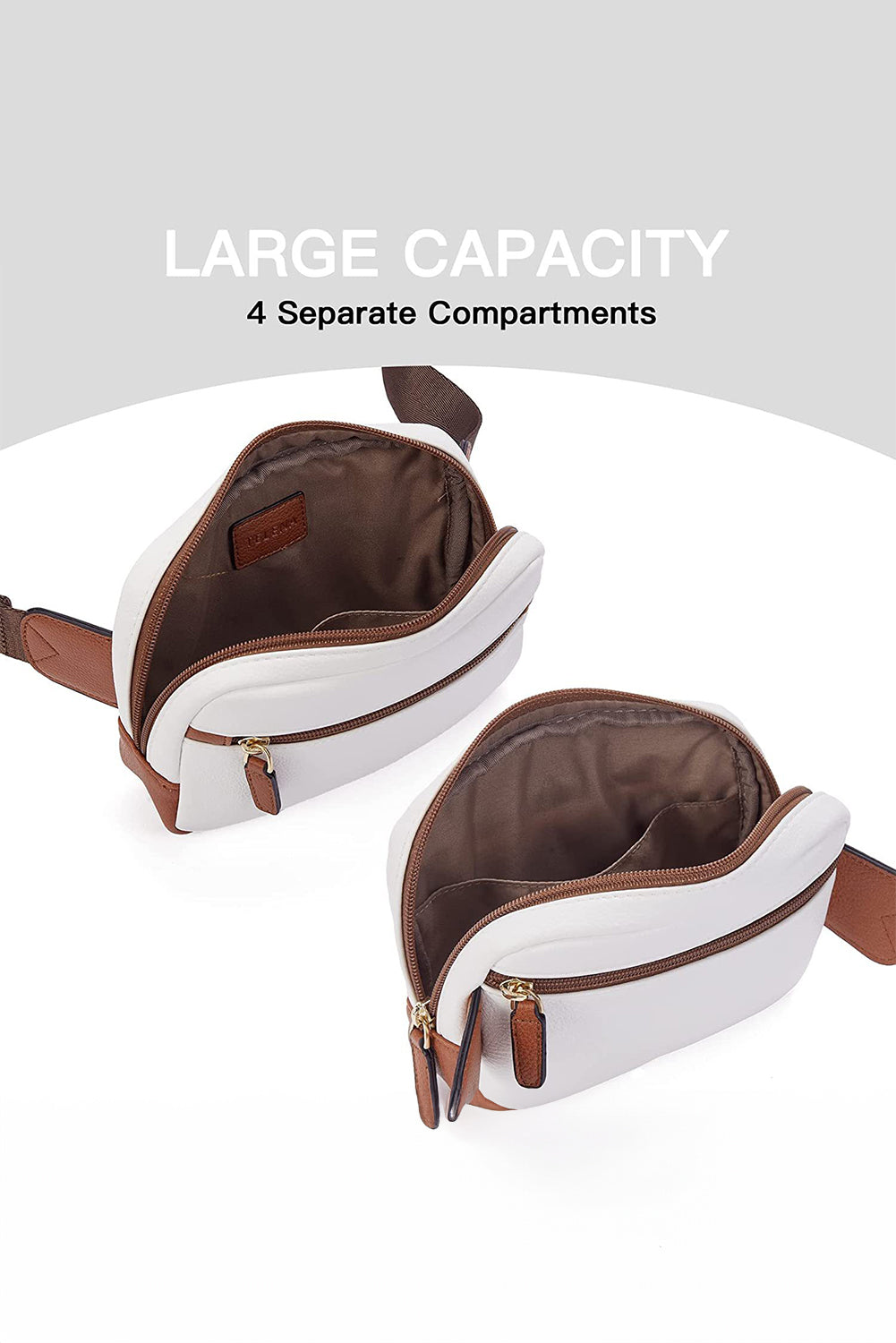 ChicClutch | Classy Wit Kruislingse Tas