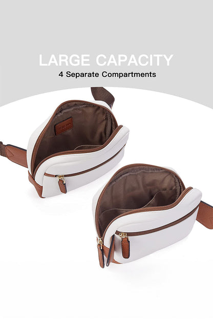 ChicClutch | Classy Wit Kruislingse Tas