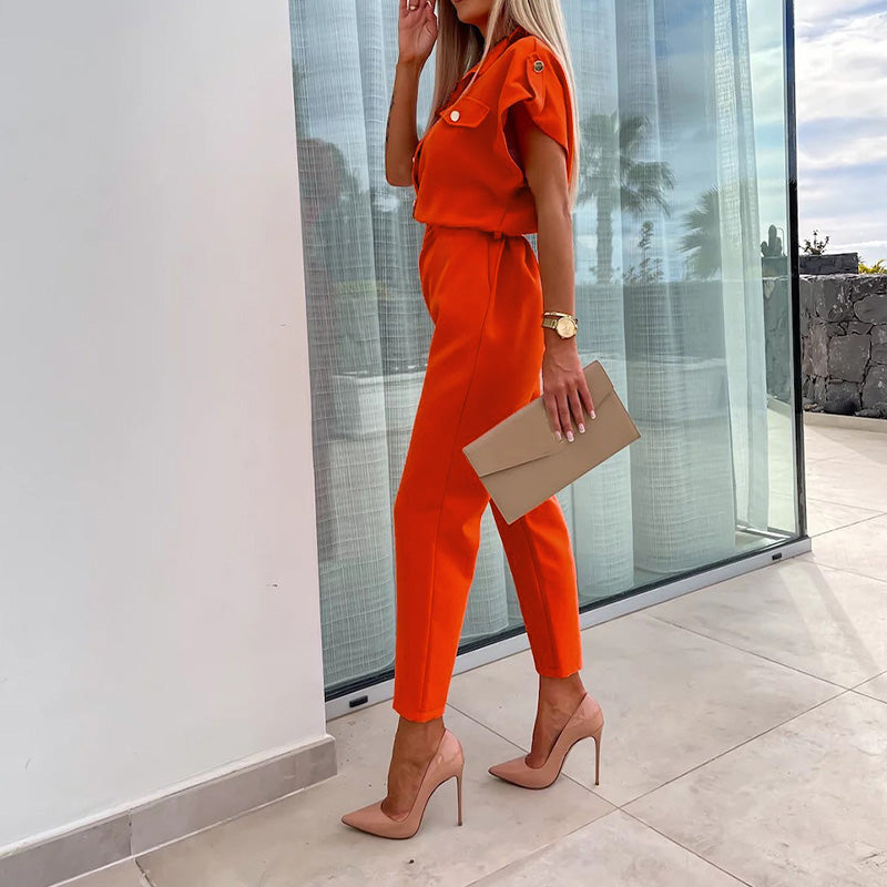 Harriett | Elegante en stijlvolle jumpsuit met wijde pijpen