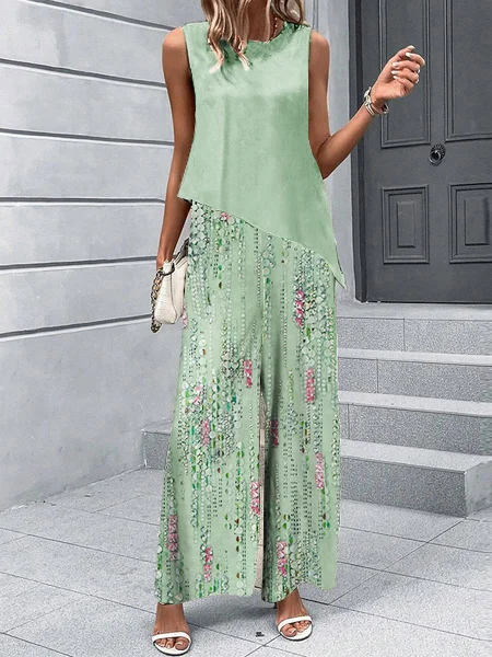 Dindy - Bedrukte losse tweedelige set