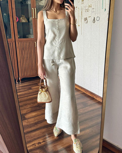 Wenlyn - Casual Vest & Broek Set
