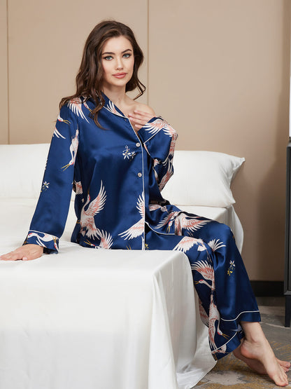 Mariska | Elegante zijden pyjamaset