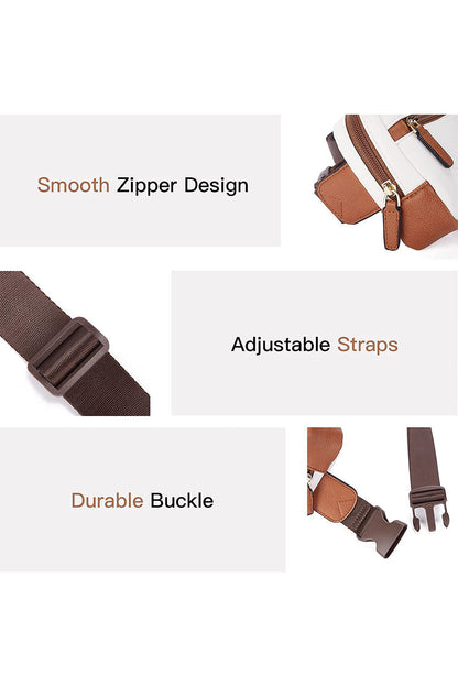 ChicClutch | Classy Wit Kruislingse Tas