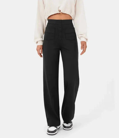 Chelsea - Elastische High Waisted Casual Broek