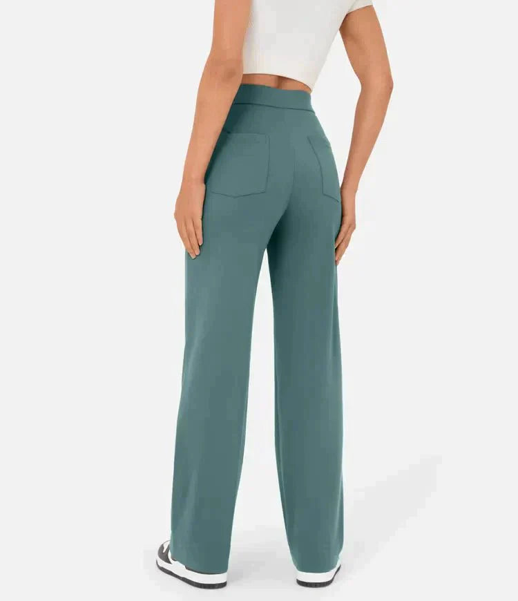 Chelsea - Elastische High Waisted Casual Broek