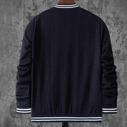 Benedikt | Casual jacquard baseballjack