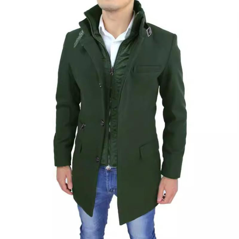 Menard | Elegante halflange jas met rits