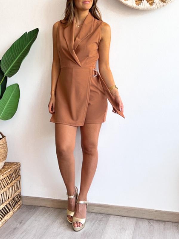 Tatiana | Classy gekruiste hals Romper