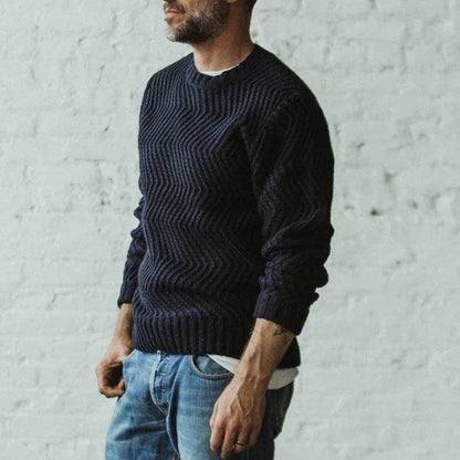 Samuel | Elegante gebreide trui met lange mouwen