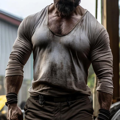 Ludvik | Robuust t-shirt met lange mouwen voor mannen