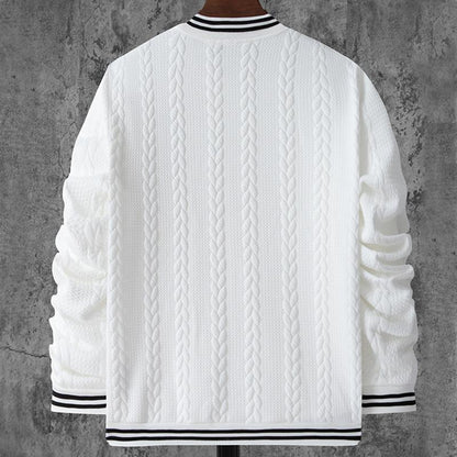 Benedikt | Casual jacquard baseballjack