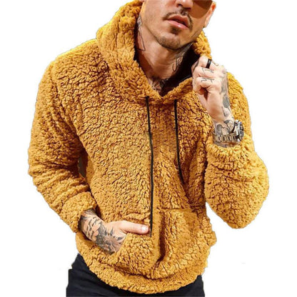 Kristof | Retro polar fleece sweatshirt met capuchon